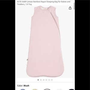 Kyte Baby Sleep Bag 1.0 tog Blush